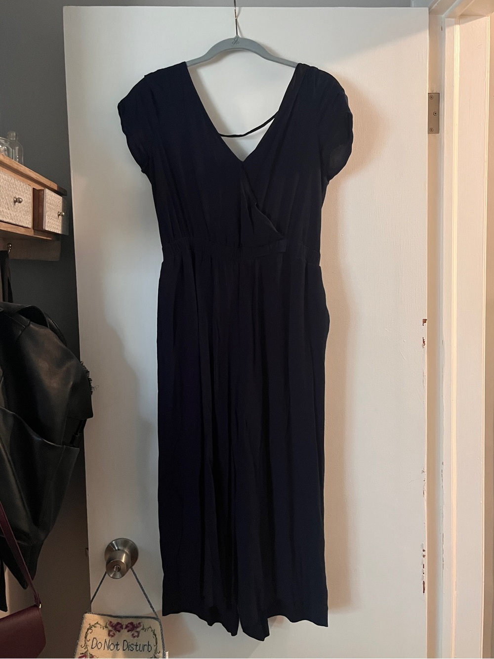 Classic Navy V-Neck Women's Jumpsuit - Madewell